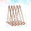 2Pcs Book Organizer Rack Iron Art for Desktop Decor 11