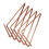 2Pcs Book Organizer Rack Iron Art for Desktop Decor 2