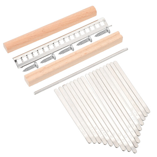 15Sets Handmade Thumb Piano Kit Metal Kalimba Assembly Set 1