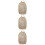 3Pcs Beige Utensils Storage Bag Cloth Picnic Tableware Pouch 10