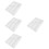 4Pcs White Plastic Multi-Function Cutlery Organizer Utensil Holder 9