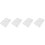 4Pcs White Plastic Multi-Function Cutlery Organizer Utensil Holder 6