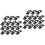 30Pcs Thick Iron Speaker Hook Hanger Plate for Sound Box Mount 4