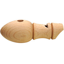 3Pcs Khaki Wooden Bird Caller Toy Whistle Early Learning Kids Play