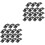 30Pcs Thick Iron Speaker Hook Hanger Plate for Sound Box Mount 3