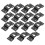 30Pcs Thick Iron Speaker Hook Hanger Plate for Sound Box Mount 8