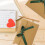 100Pcs Green Kraft Paper Envelopes Simple Packing for Office 7