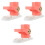 3Pcs Portable Pink Dumpling Skin Press Reusable Manual Dough Maker 5
