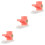 3Pcs Portable Pink Dumpling Skin Press Reusable Manual Dough Maker 7