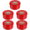 5Pcs Multi Color Tinplate Candy and Cookie Storage Boxes with Lid 8