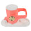3Pcs Portable Pink Dumpling Skin Press Reusable Manual Dough Maker 3
