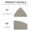 8Pcs Grey Triangular High Grit Sandpaper for Multitool Wet Dry Sanding 8
