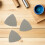 8Pcs Grey Triangular High Grit Sandpaper for Multitool Wet Dry Sanding 7