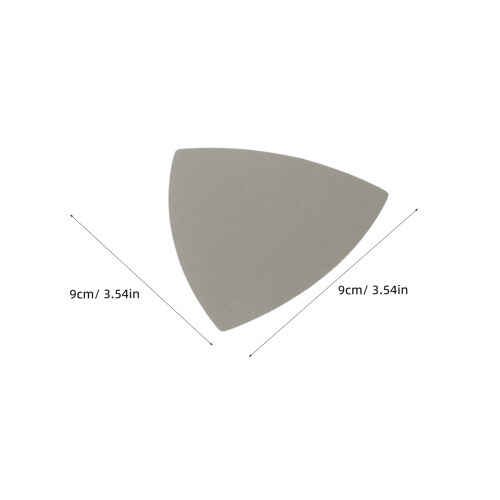 8Pcs Grey Triangular High Grit Sandpaper for Multitool Wet Dry Sanding 1