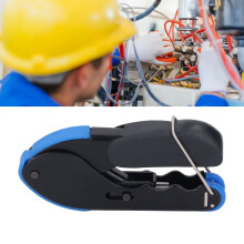 Coax Cable F Crimper Stripper Kit for RG59 RG6 Non-Slip Handle