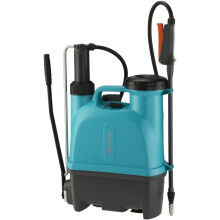 Pulverizador de mochila GARDENA 12L con lanza telescópica y filtro integrado