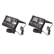 2X Musedo Tuner MT-70B z Przystawką Przypinany i Wbudowanym Mikrofonem Elektroniczny Tuner LCD 3 w 1 Generator Tonów Metronomu dla Guzheng