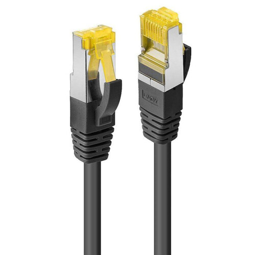 Cabo de rede - LINDY - 2m - S/FTP - Cat.6A - Preto - 10pcs