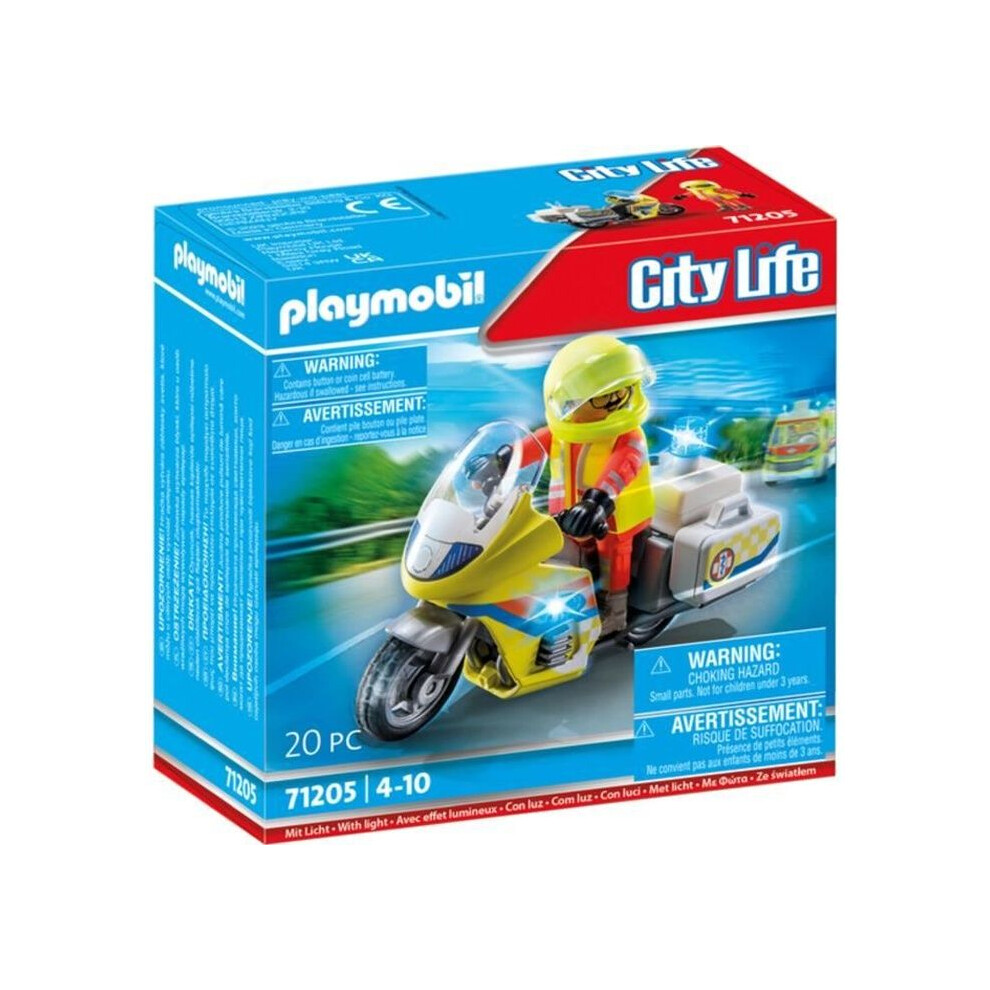 Playmobil 71205 City Life Emergency Motorcycle