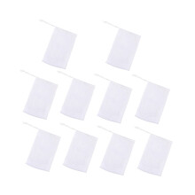 10pcs Handmade Soap Foaming Net Nylon Shower Mesh with Hanging Rope for Rich Foam and Gentle Cleansing, 16x9cm