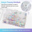 A6 Binder,Budget Binder,Used for Budgeting,Budget Planning Notepad, Cash Envelope Binder,  with Budget Envelope 3