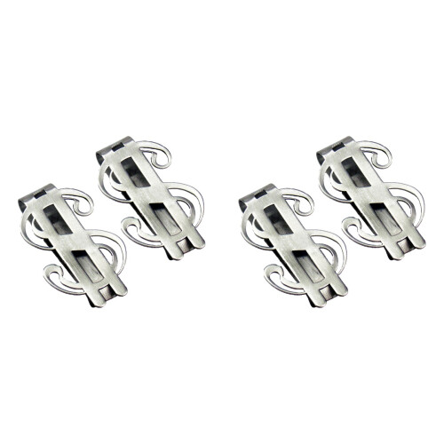 4Stk Geldclip Silber, Robust Leicht Für Männer 1