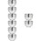 8Stk Rasier Schale Männer Aus Silber Elegant Und Robust 7