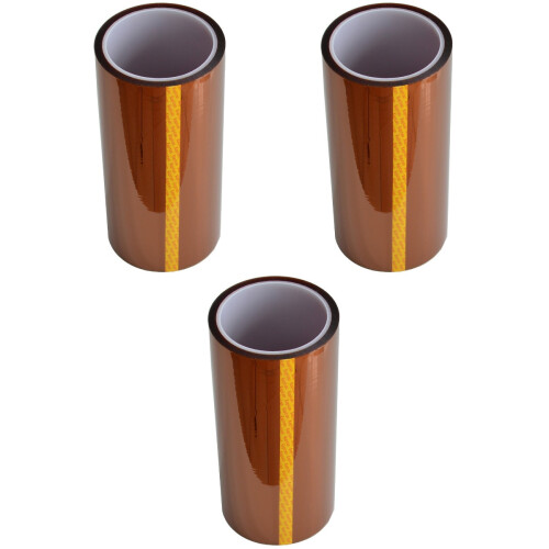 3Pcs Durable Heat Resistant Adhesive Tape Polyimide for Transformers 2