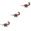 3Stk Apatosaurus Dinosaurier Modell Sichere Langlebige Deko 5