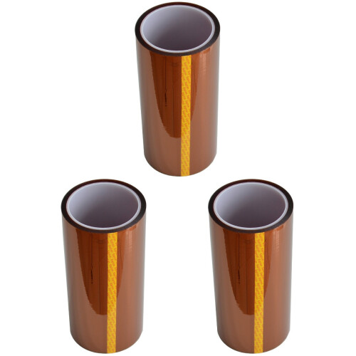 3Pcs Durable Heat Resistant Adhesive Tape Polyimide for Transformers 1