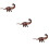 3Stk Apatosaurus Dinosaurier Modell Sichere Langlebige Deko 9