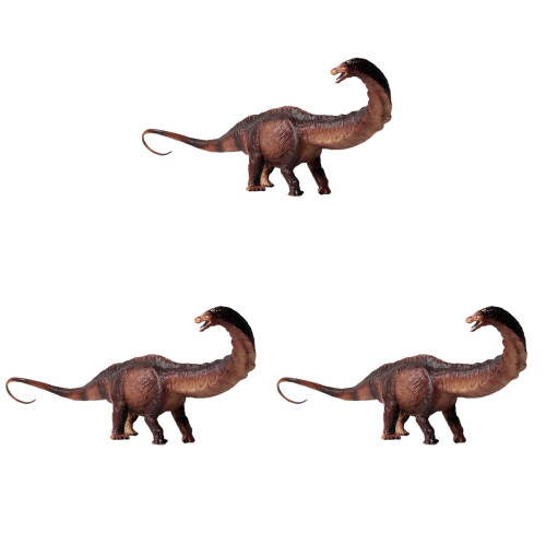 3Stk Apatosaurus Dinosaurier Modell Sichere Langlebige Deko 1