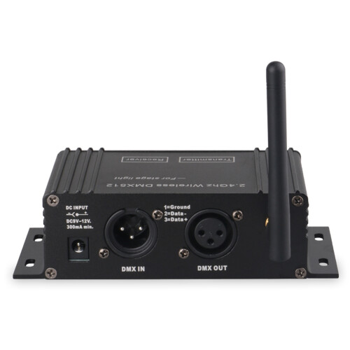 DMX 512 Wireless Controller Receiver Transmitter LCD Display Power Adjustable for Disco DJ Party Stage Bar Light-EU Plug 2