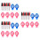 18Sets Golf Zeichner Marker Set Rot Outdoor 7