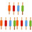 12Pcs Assorted Color Silicone Baking Rolling Pins for Pastry and Dough 2