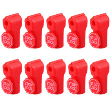 30Stk Strapazierfähige Anti Theft Peg Lock in Rot Für Verkaufsdisplay