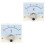 2Stk Meter Panel Weiß Analog ABS Kunststoff Ohne Shunt 3