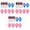 18Sets Golf Zeichner Marker Set Rot Outdoor 3