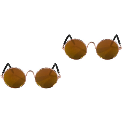2Pièces Lunettes De Pour Animaux Café Résistantes 2