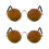 2Pièces Lunettes De Pour Animaux Café Résistantes 4