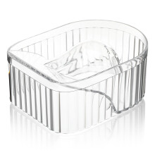 6Pièces Bols Transparente Trempage Ongles