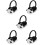 5Pièces Cache-Oreilles Hiver Enfants Beige Style Panda 8