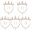 5Ensembles Collier Et Boucles D'oreilles Fille Couronne 4