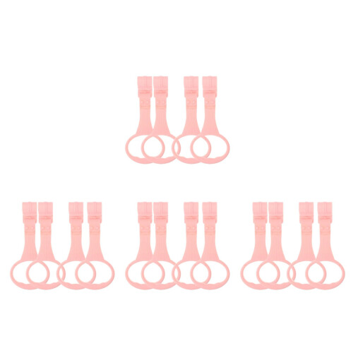 16Pièces Anneaux De Bébé Rose, Accessoires Portables Sûrs 2