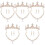 5Ensembles Collier Et Boucles D'oreilles Fille Couronne 5