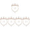 5Ensembles Collier Et Boucles D'oreilles Fille Couronne 7