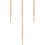 4Pièces Support Crayon Extenseur Bambou Khaki Pratique Usage 5