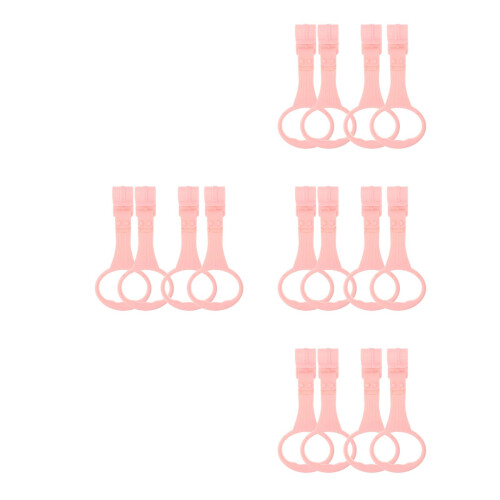 16Pièces Anneaux De Bébé Rose, Accessoires Portables Sûrs 1