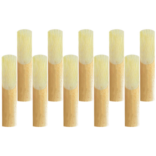 50Pièces Anches Saxophone Accessoires Instrument 2.5 Bambou Kaki 2