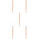 5Pièces Porte-Crayon Extensible En Bambou, Couleur Khaki Pour 10